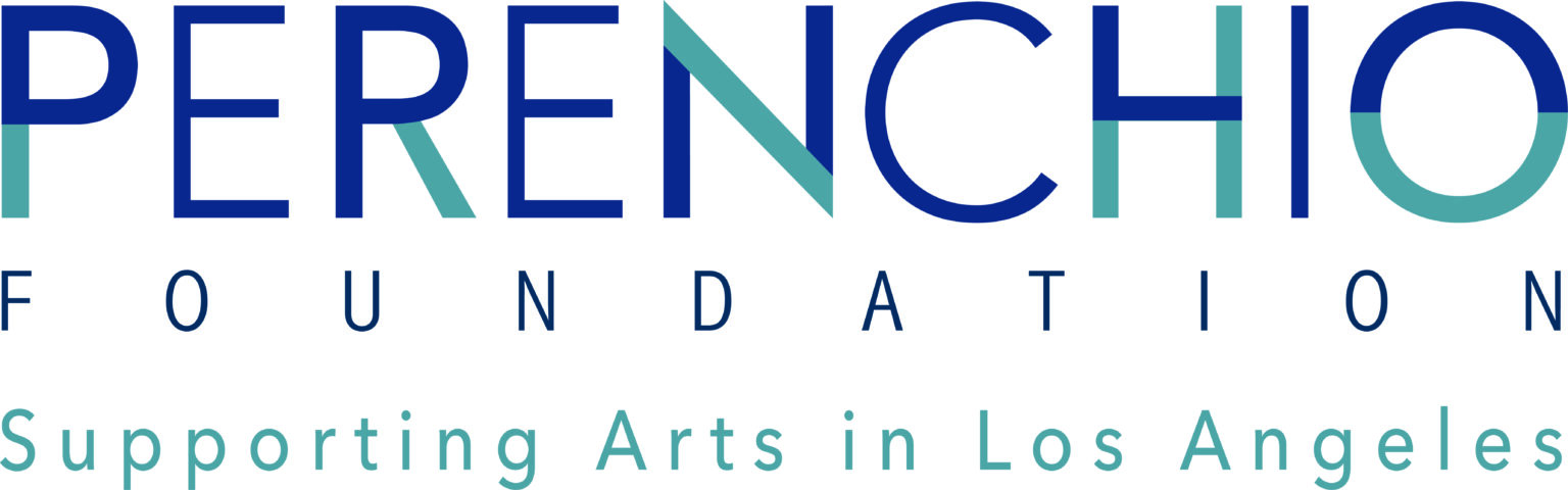 Teal logo of the Perenchio Foundation.